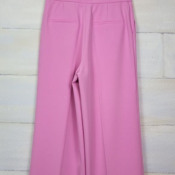 ELIE TAHARI Pink High-Waisted Trousers. Size 6 - Picture 6 of 10